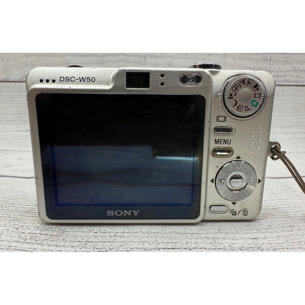 Sony‎ Cyber-Shot DSC-W50 6.0MP Digital Camera Silver (PARTS/REPAIRS ONLY) - Picture 5 of 7